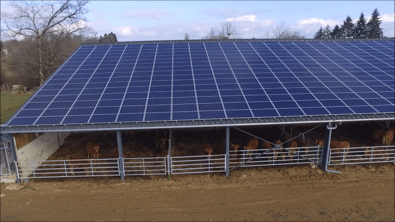 Hangar agricole photovoltaïque gratuit